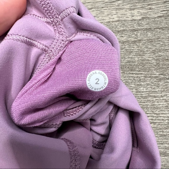 Lululemon Wunder Train High Rise Short 8" inseam size 2 JUBI JUBILEE - Picture 7 of 7